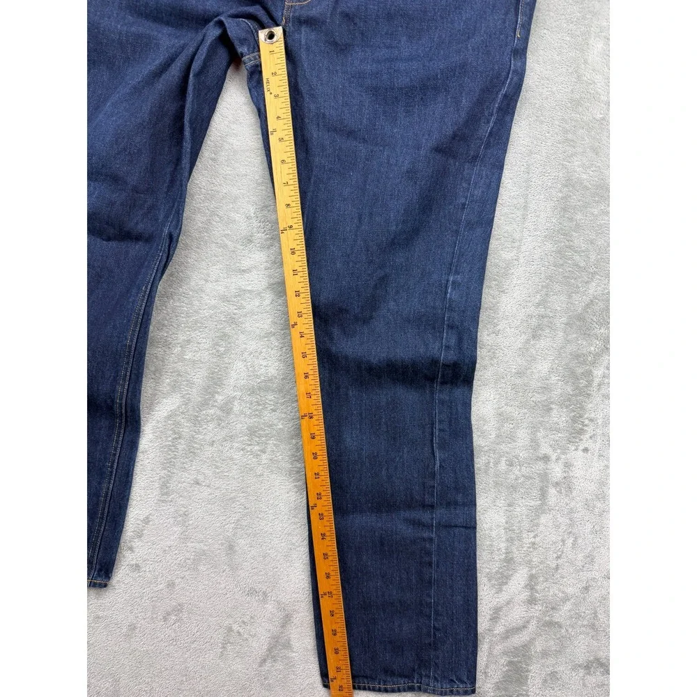 J Crew Men's The Sutton Jeans 36x32 (Real 37x32) Blue‎ Straight Denim